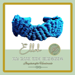 Ellah Macrame Wide Headband-(Pre-order up to 7 days)