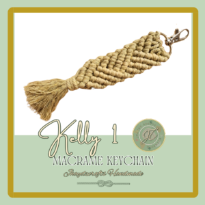 Kelly 1- Macrame Keychain- (Pre-order up to 7 days)