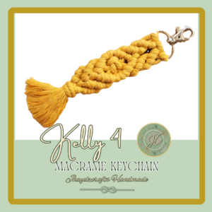 Kelly 4- Macrame Keychain- (Pre-order up to 7 days)