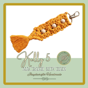 Kelly 5- Macrame Keychain- (Pre-order up to 7 days)