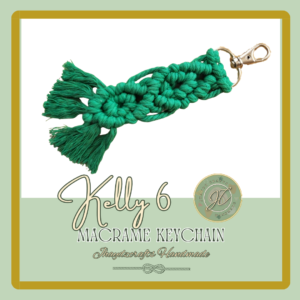 Kelly 6- Macrame Keychain- (Pre-order up to 7 days)