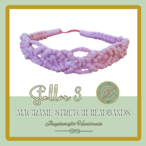 Stellar 3-Macrame Stretch Headbands- (Pre-order up to 7 days)