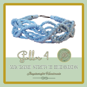 Stellar 4-Macrame Stretch Headbands- (Pre-order up to 7 days)