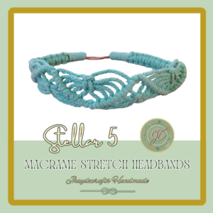 Stellar 5-Macrame Stretch Headbands- (Pre-order up to 7 days)