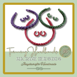 Macrame Twinning Headbands- (Pre-order up to 7 days)