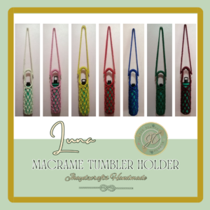 Luna Macrame Tumbler Holder-(Pre-order up to 7 days)