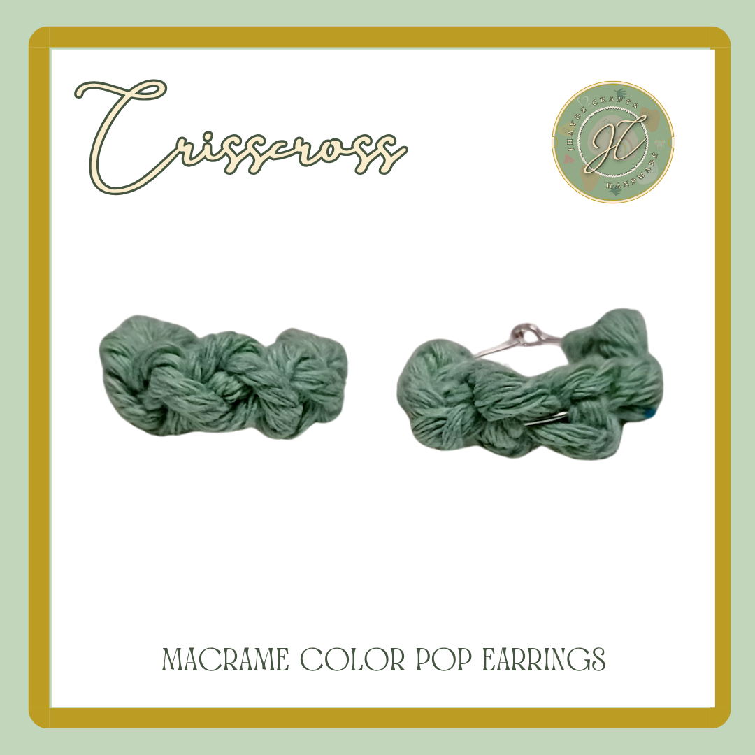 Macrame Color Pop Earrings- (Pre-order up to 7 days) - Image 5