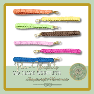 Macrame Wristlets (Plain)- (Pre-order up to 7 days)